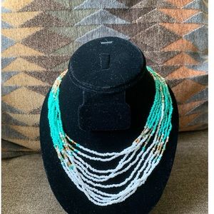 NWT Stony Beaded Necklace